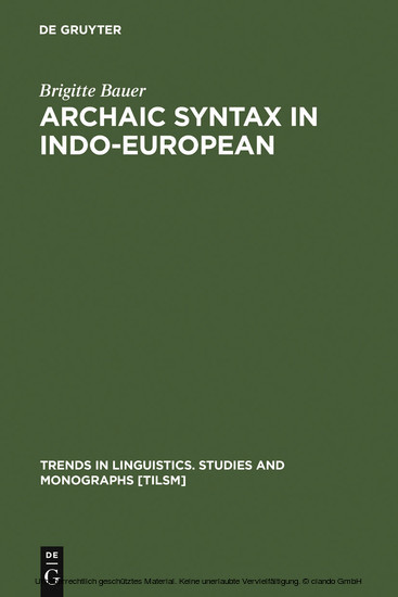 Archaic Syntax in Indo-European main product photo