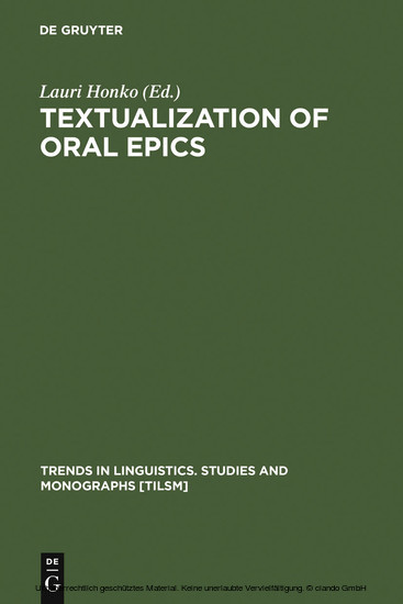 Textualization of Oral Epics main product photo