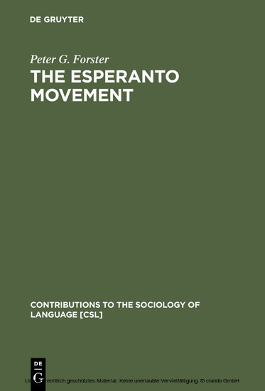 The Esperanto Movement main product photo