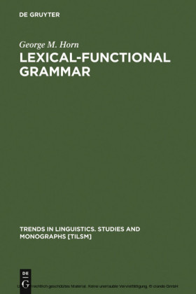 Lexical-Functional Grammar