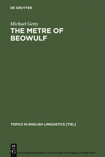 The Metre of Beowulf main product photo