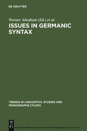 Issues in Germanic Syntax