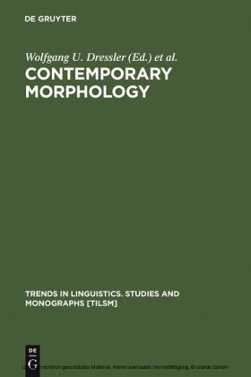 Contemporary Morphology