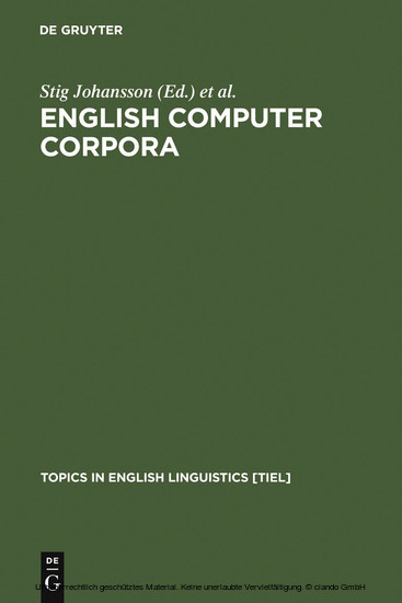 English Computer Corpora main product photo