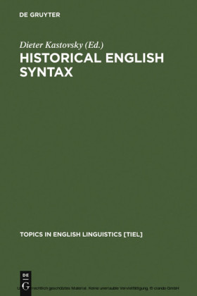 Historical English Syntax
