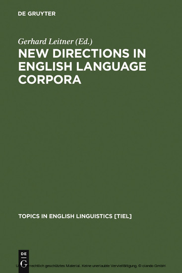 New Directions in English Language Corpora main product photo