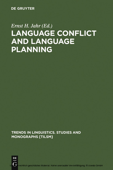 Language Conflict and Language Planning main product photo