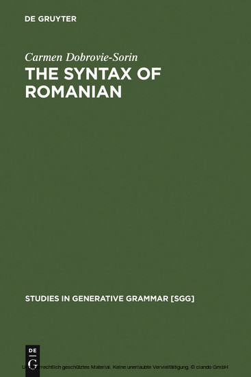 The Syntax of Romanian main product photo