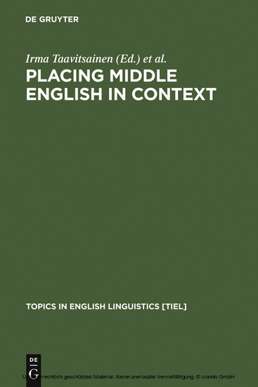 Placing Middle English in Context main product photo