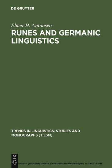 Runes and Germanic Linguistics main product photo