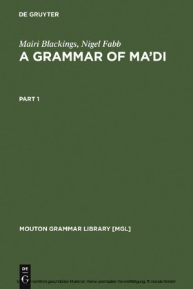 A Grammar of Ma'di