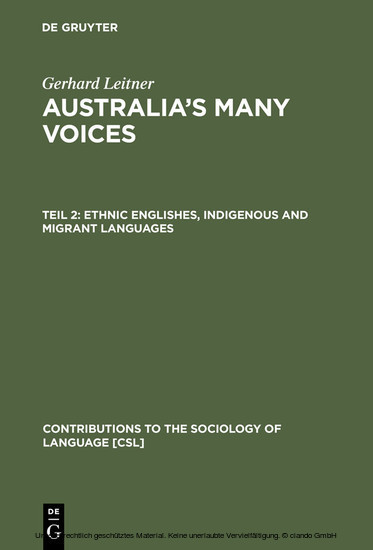 Ethnic Englishes, Indigenous and Migrant Languages main product photo