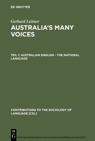 Australian English - The National Language main product photo