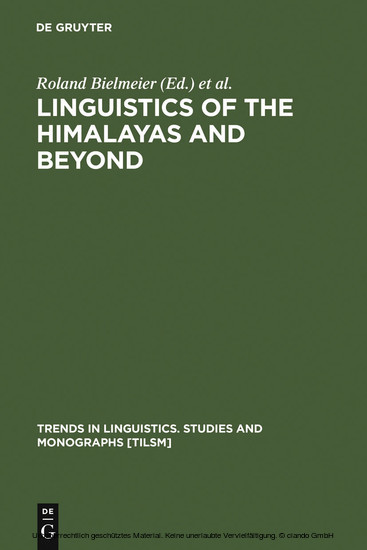 Linguistics of the Himalayas and Beyond main product photo