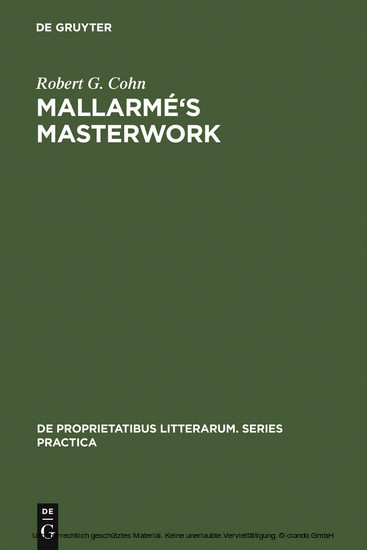 Mallarmé's Masterwork main product photo
