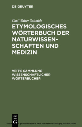 Etymologisches Wörterbuch der Naturwissenschaften und Medizin