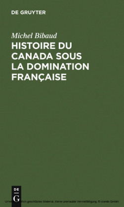 Histoire du Canada sous la domination française