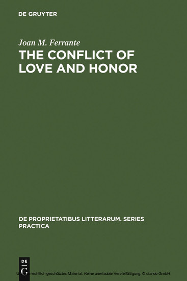 The conflict of love and honor main product photo