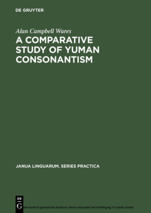 A Comparative Study of Yuman Consonantism