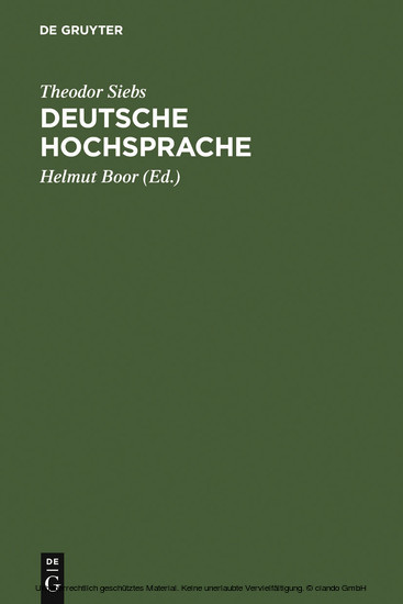 Deutsche Hochsprache main product photo