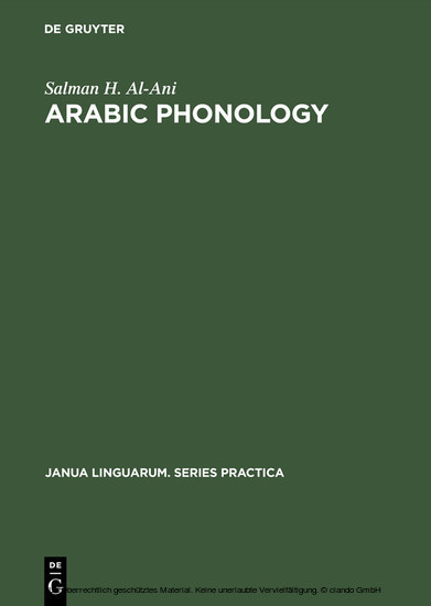 Arabic Phonology main product photo