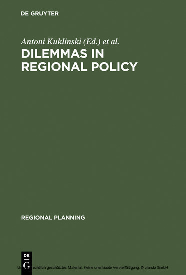 Dilemmas in Regional Policy main product photo