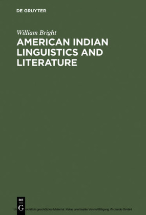 American Indian Linguistics and Literature