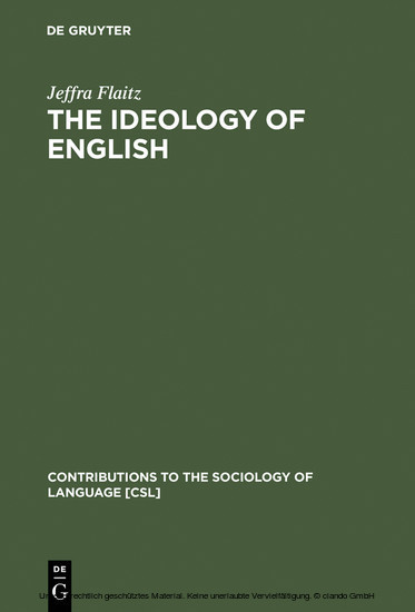 The Ideology of English main product photo