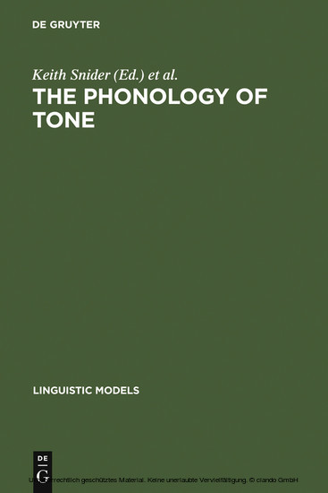 The Phonology of Tone main product photo
