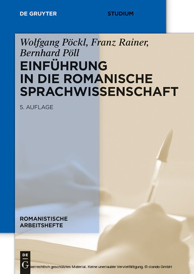 Einführung in die romanische Sprachwissenschaft main product photo