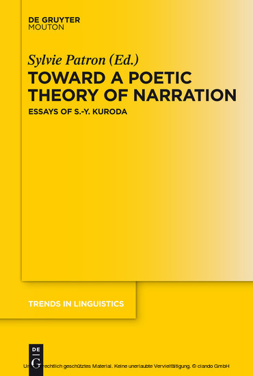 Toward a Poetic Theory of Narration main product photo