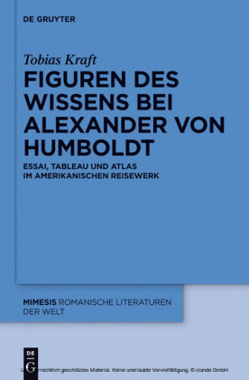 Figuren des Wissens bei Alexander von Humboldt