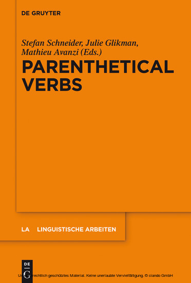 Parenthetical Verbs main product photo