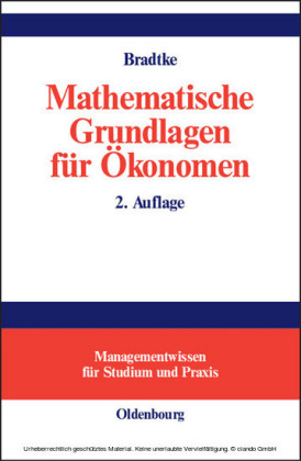 Mathematische Grundlagen für Ökonomen