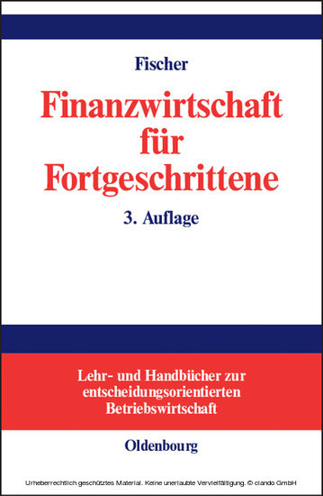 Finanzwirtschaft für Fortgeschrittene main product photo