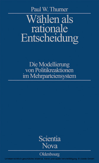 Wählen als rationale Entscheidung main product photo