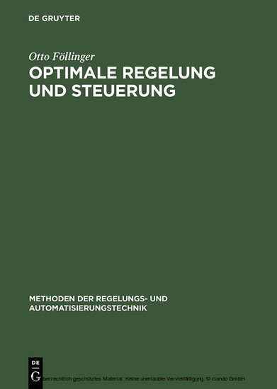 Optimale Regelung und Steuerung main product photo
