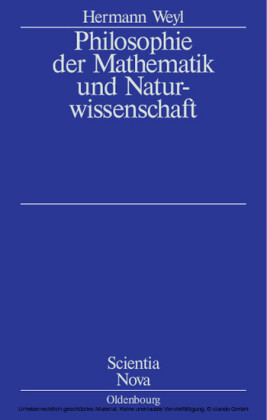 Philosophie der Mathematik und Naturwissenschaft