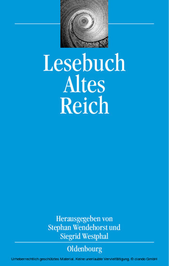 Lesebuch Altes Reich main product photo