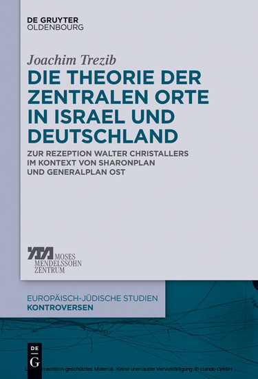 Die Theorie der zentralen Orte in Israel und Deutschland main product photo