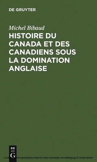 Histoire du Canada et des Canadiens sous la domination anglaise main product photo