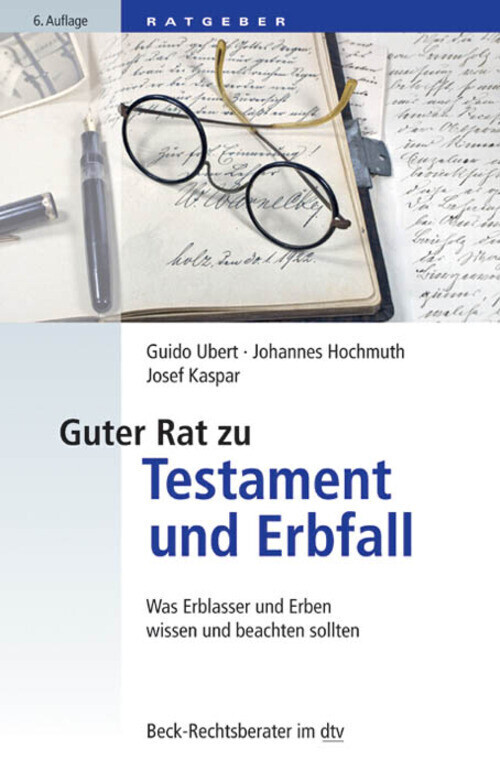 Guter Rat zu Testament und Erbfall main product photo
