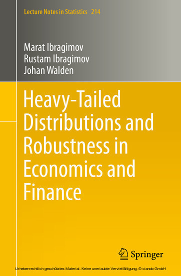 Heavy-Tailed Distributions and Robustness in Economics and Finance main product photo