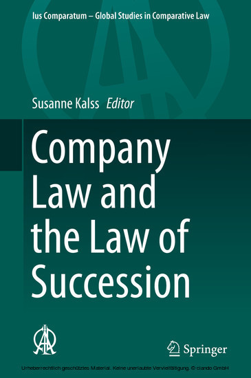 Company Law and the Law of Succession main product photo