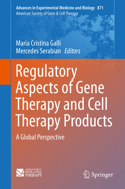 Regulatory Aspects of Gene Therapy and Cell Therapy Products main product photo