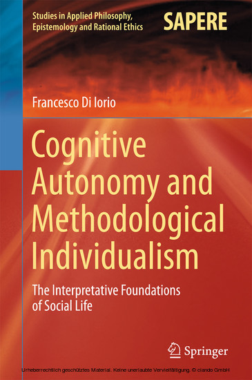 Cognitive Autonomy and Methodological Individualism main product photo