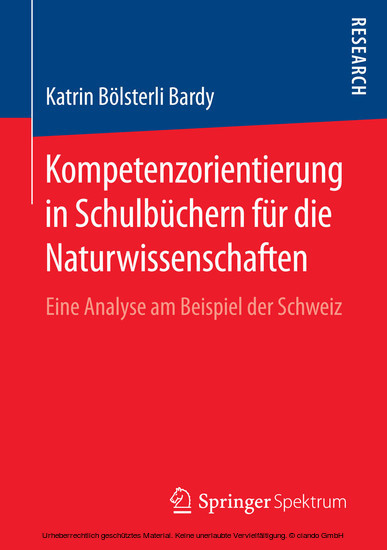 Kompetenzorientierung in Schulbüchern für die Naturwissenschaften main product photo