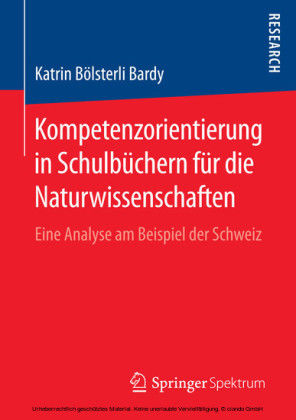 Kompetenzorientierung in Schulbüchern für die Naturwissenschaften