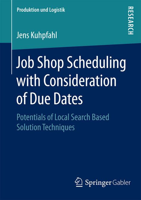 Job Shop Scheduling with Consideration of Due Dates main product photo