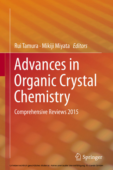 Advances in Organic Crystal Chemistry main product photo